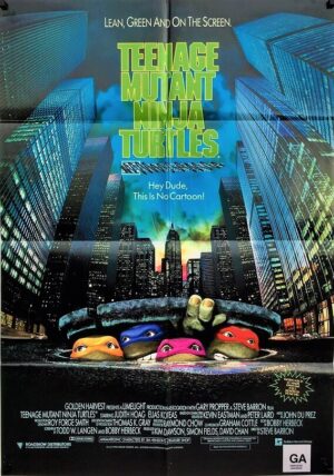 Teenage Mutant Ninja Turtles 1990 Australian One Sheet Movie Poster (2)