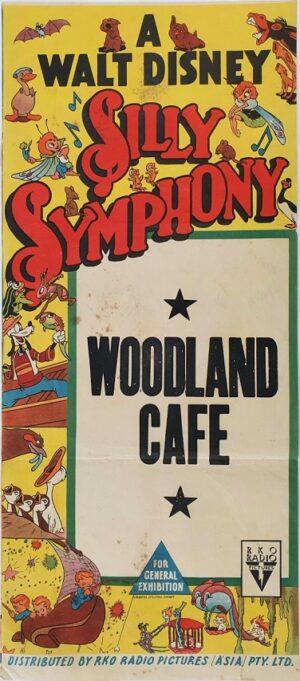 Walt Disney Silly Symphony Woodland Cafe Australian Daybill Movie Poster (1)