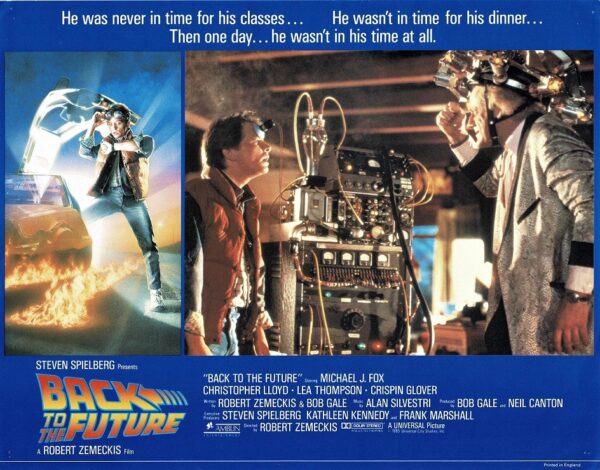 Back To The Future Uk Lobby Card With Drew Struzan Artwork (10)