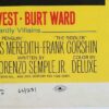 Batman The Movie 1966 Us Window Card With Adam West And Burt Ward (8)