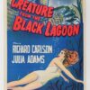 Creature From The Black Lagoon Original Australian Daybill Movie Poster Printed Use Which Has Been Professionally Linenbacked (10)