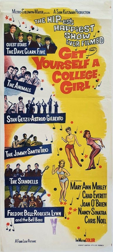 Get Yourself A College Girl Australian Daybill Movie Poster (42)