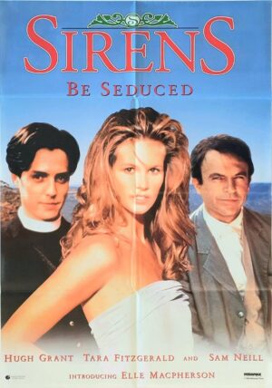 Sirens One Sheet Movie Poster Elle Macpherson And Sam Neill (2)