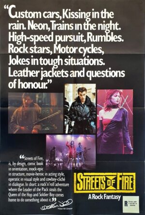 Streets Of Fire Uk One Sheet Movie Poster (4)