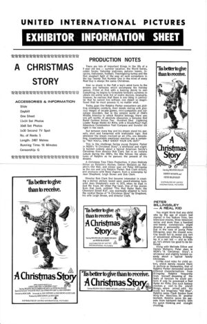 A Christmas Story Australian Press Sheet (17)