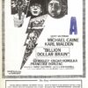 Billion Dollar Brian Australian Press Sheet With Michael Caine (1)