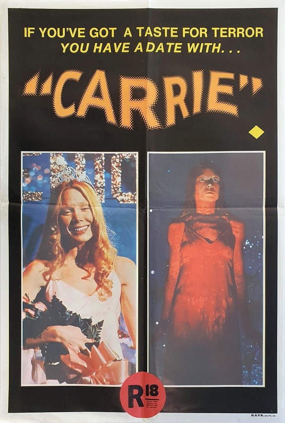 Carrie Australian Special Movie Poster Stephen King (1)