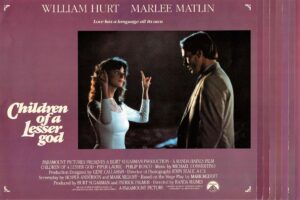 Children Of A Lesser God Movie Lobby Cards 11 X 14 Marlee Matlin And William Hurt (2)