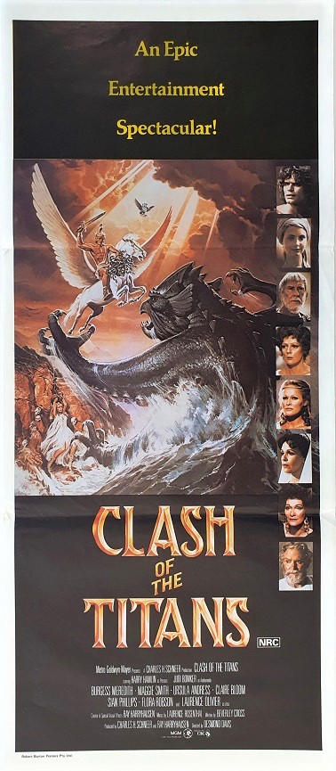 Clash of the Titans (1981) Linen-Backed One-Sheet Movie Poster - Original  Film Art - Vintage Movie Posters