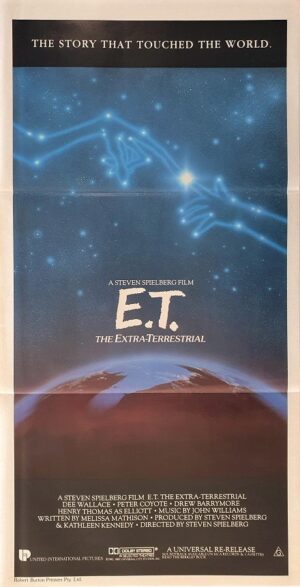 E.t Australian Rerelease Daybill Movie Poster (23)