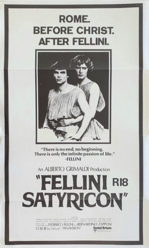 Fellini Satyricon New Zealand Daybill Movie Poster (18)