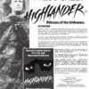 Highlander Australian Press Sheet (16)