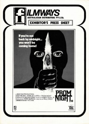 Prom Night Australian Press Sheet (8)