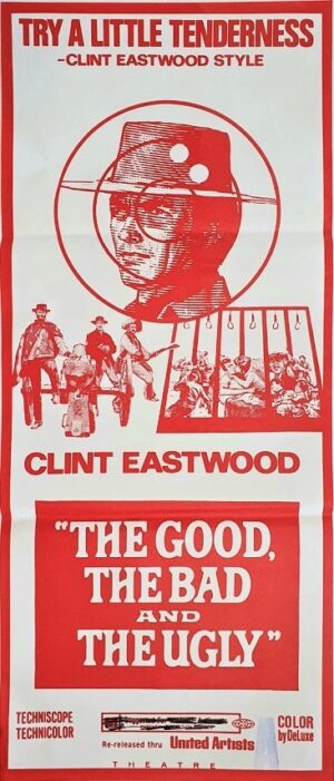 The Good The Bad And The Ugly New Zealand Rerelease 1970s And 80s Daybill Movie Poster (11)