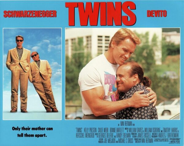 Twins Movie Lobby Card 11 X 14 Arnold Schwarzenegger Danny Devito Kelly Preston (13)