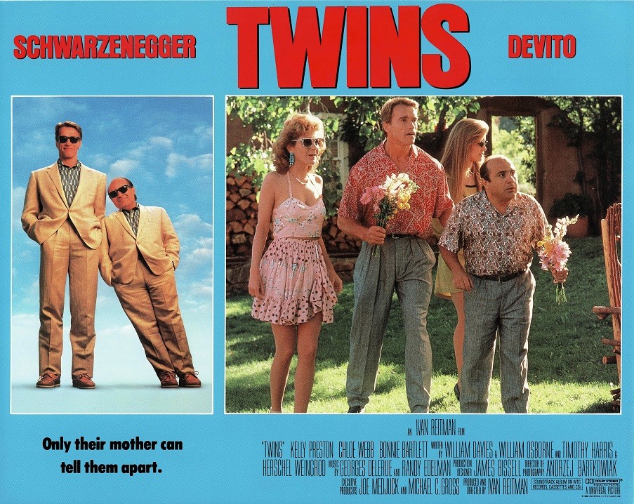 Twins Movie Lobby Card 11 X 14 Arnold Schwarzenegger Danny Devito Kelly Preston (5)