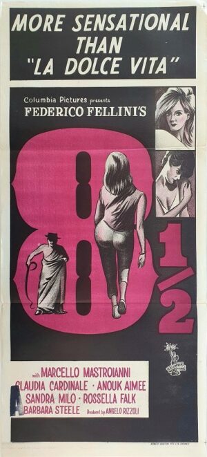 8 1/2 Daybill Movie Poster Federico Fellini (9)