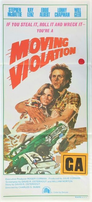 Moving Violation 1976 Australian Daybill Movie Poster (19)