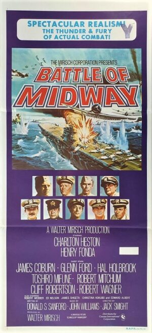 Battle Of Midway Australian Daybill Movie Poster (15)