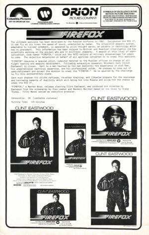Firefox Clint Eastwood Australian Press Sheet (9)