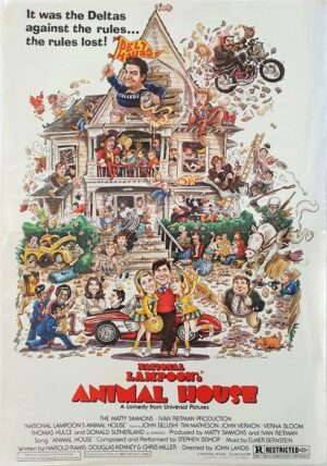 National Lampoons Animal House Us Promo Brichure Special Fold Out Poster Window Card (6)