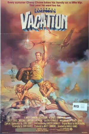 National Lampoons Vacation Us One Sheet Movie Poster (7)chevy Chase And John Hughes