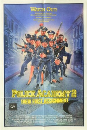 Police Academy 2 One Sheet Movie Poster (85) Drew Struzan