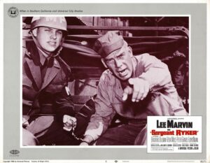 Sergeant Ryker Lee Marvin Us Lobby Card 11 X 14 (9)