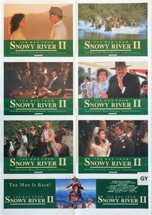 The Man From Snowy River Ii 2 Australian Lobby Card Style Photosheet One Sheet Movie Poster (4)