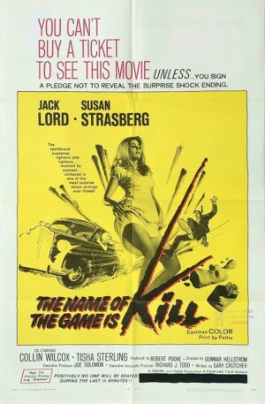 The Name Of The Game Is Kill Us One Sheet Movie Poster (5)