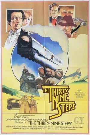 The Thirty Nine Steps Uk One Sheet Movie Poster (103)