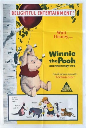 Winnie The Pooh Walt Disney Australian One Sheet Movie Poster (11)