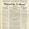 Behind The Evidence Australian Press Sheet 1935 (2)