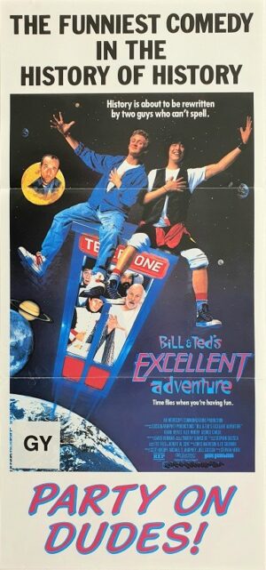 Bill & Teds Excellent Adventure Australian Daybill Movie Poster (13)