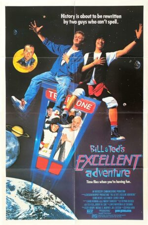 Bill & Teds Excellent Adventure Australian One Sheet Movie Poster (1)