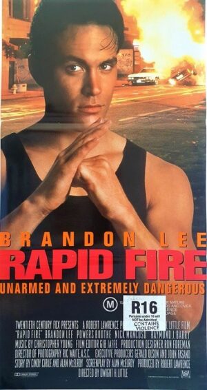 Brandon Lee Rapid Fire Australian Daybill Movie Poster (13)