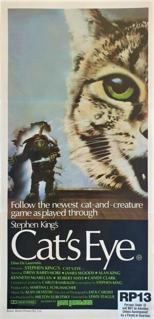 Cat's Eye Australian Daybill Movie Poster Stephen King