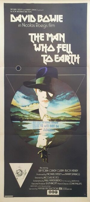 David Bowie The Main Who Fell To Earth Australian Daybill Movie Poster (27)