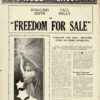 Freedom For Sale Australian Press Sheet 1937 (1)