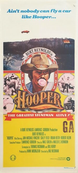 Hooper Burt Reynolds Australian Daybill Movie Poster (32)