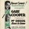 Mr Deeds Goes To Town Australian Press Sheet With Gary Cooper And Jean Arthur 1936 (1)