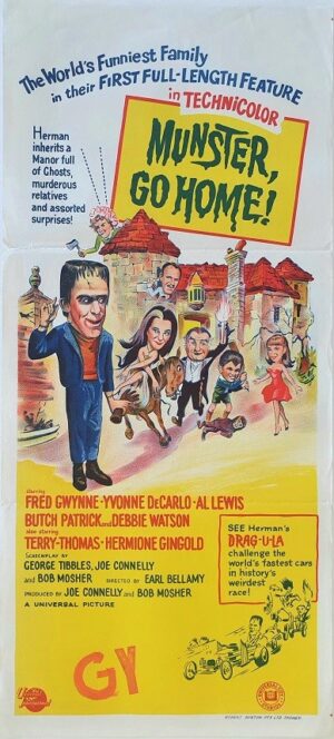 Munster Go Home Australian Daybill Movie Poster (1)