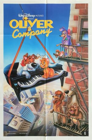 Oliver And Company Us One Sheet Movie Poster Walt Disney (3)