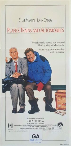 Planes Trains And Automobiles John Hughes Australian Daybill Movie Poster (14) Steve Martin And John Candy