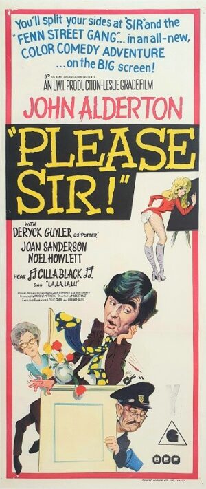 Please Sir! Australian Daybill Movie Poster (3)