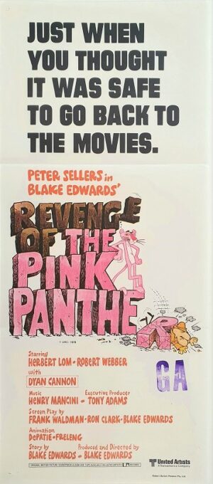 Revenge Of The Pink Panther Australian Daybill Movie Poster (20)