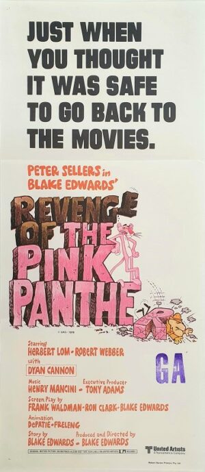 Revenge Of The Pink Panther Australian Daybill Movie Poster (22)