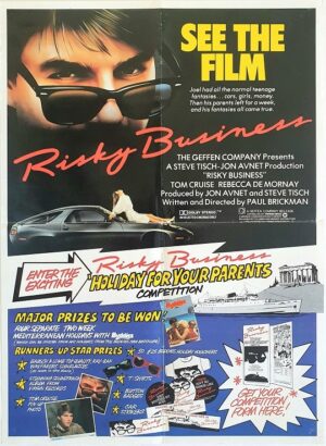 Risky Business Special Competition Poster Tom Cruise