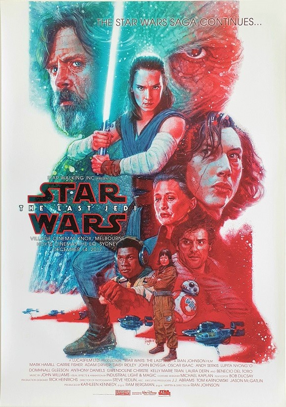 Star Wars: The Last Jedi (2017) Original One-Sheet Movie Poster - Original  Film Art - Vintage Movie Posters