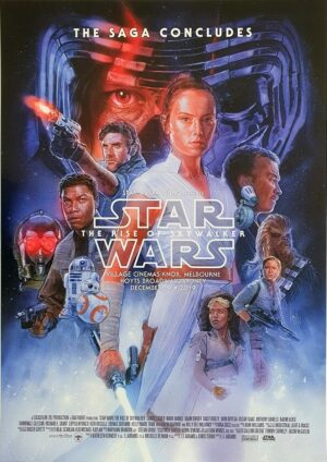 Star War The Rise Of Skywalker Hugh Fleming Australian Star Walking Inc Special Screening Poster (5)